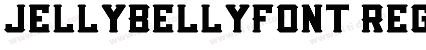 JellyBellyFont Regul字体转换